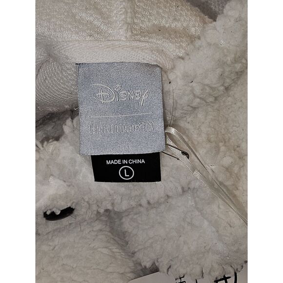 Disney’s Her Universe Frozen 2 Olaf Frozen Fuzzy Hoodie Sweater Size Large - Picture 7 of 7